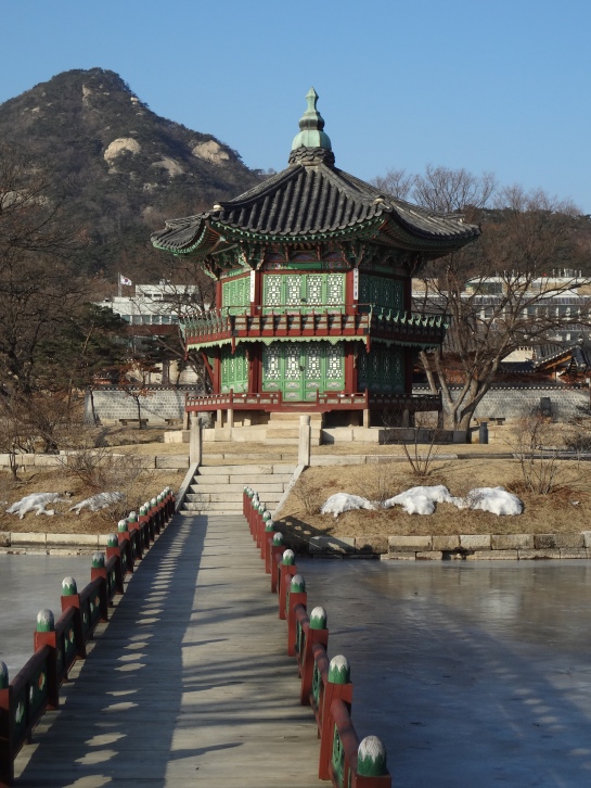 Hyangwonjeong pavilion. Isn't she lovely?
